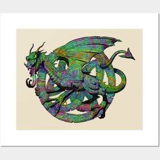 Rainbow Dragon Posters and Art